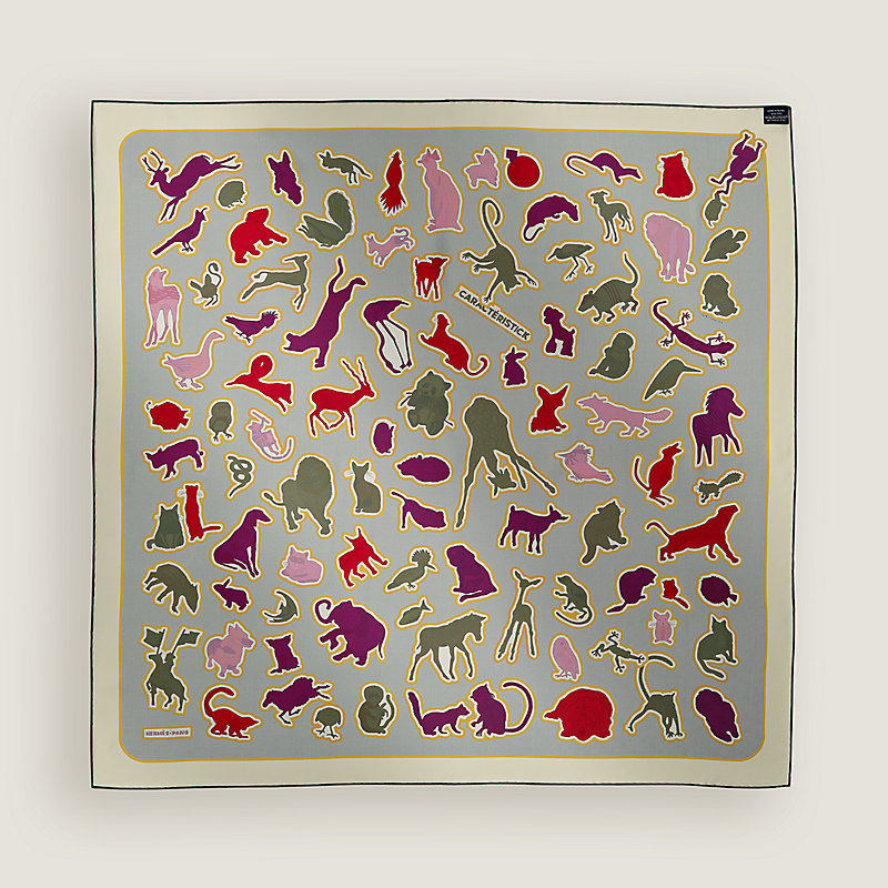 HERMES スカーフ Caracteristick double face scarf 90 両面 Caracteristick double face scarf 90 | Hermès Canada